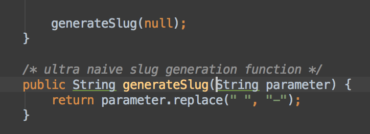 Method with no annotations